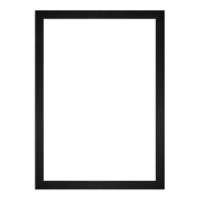 50x70 -es fa képkeret fekete üvegezett