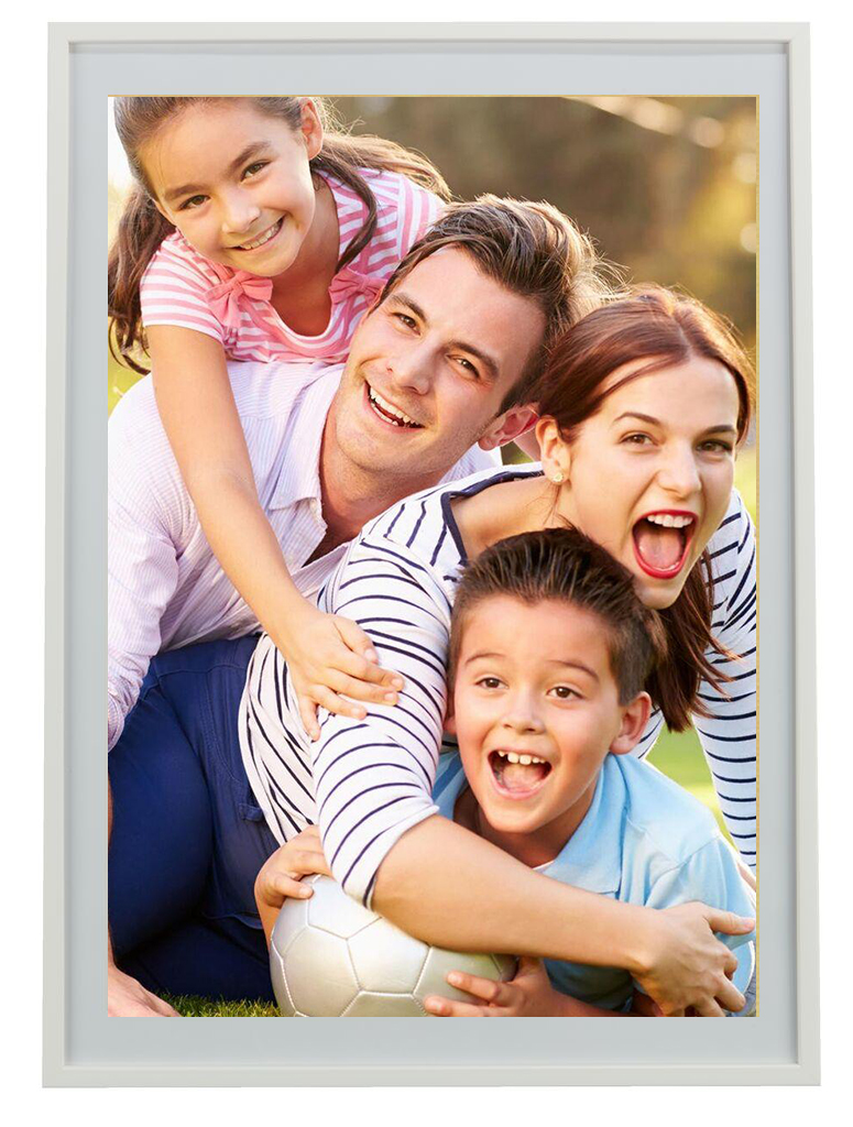 50x70 hófehér müanyag képkeret