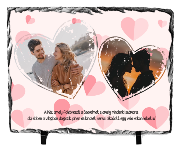 Fényképes Fotókő (15x21)  -  Valentin - L01