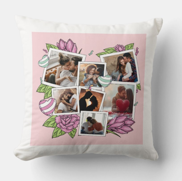 Egyedi fényképes párna - Valentin - V05