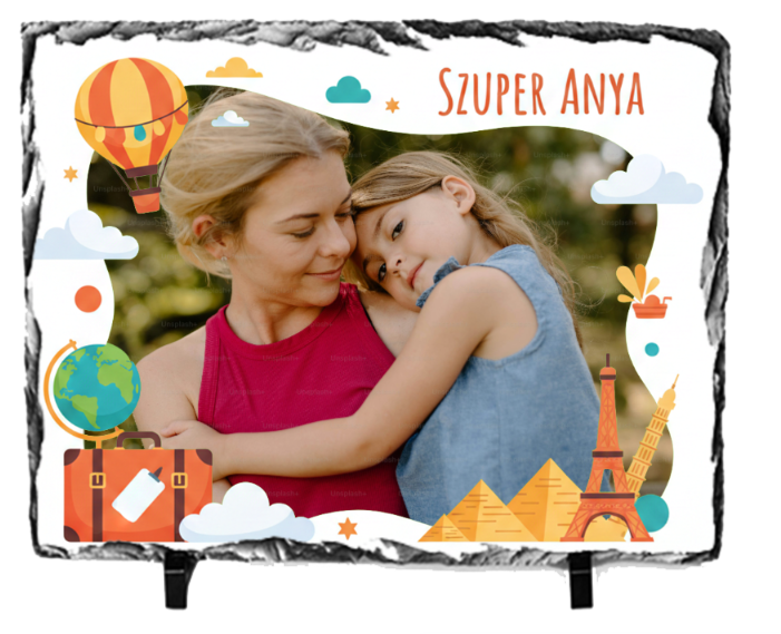 Fényképes Gránitkő (15x21)  -  Anyáknapja - A03