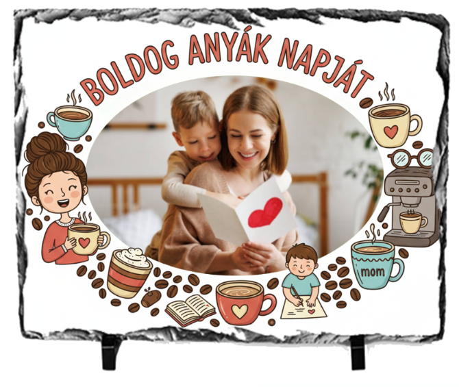 Fényképes Gránitkő (15x21)  -  Anyáknapja - A02