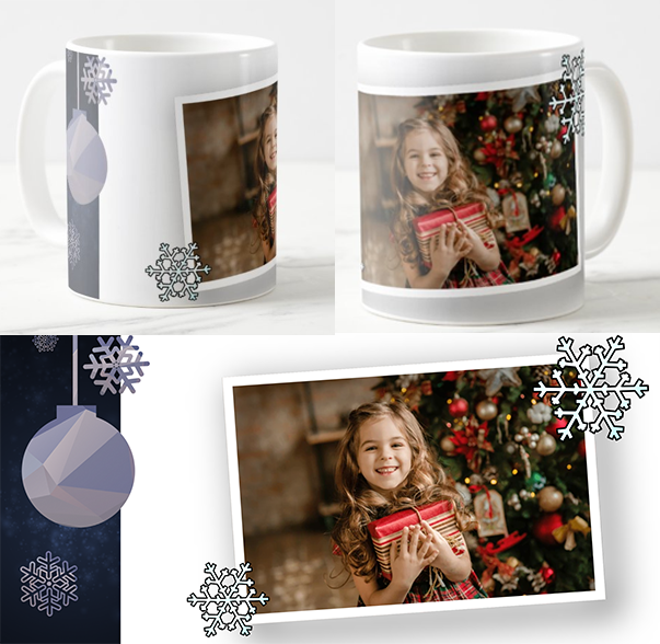 Egyedi fényképes Bögre - Karácsony - K03