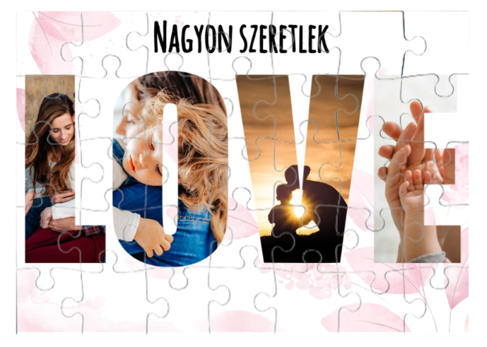 Egyedi fényképes puzzle 35dbos - Szerelem -  Love