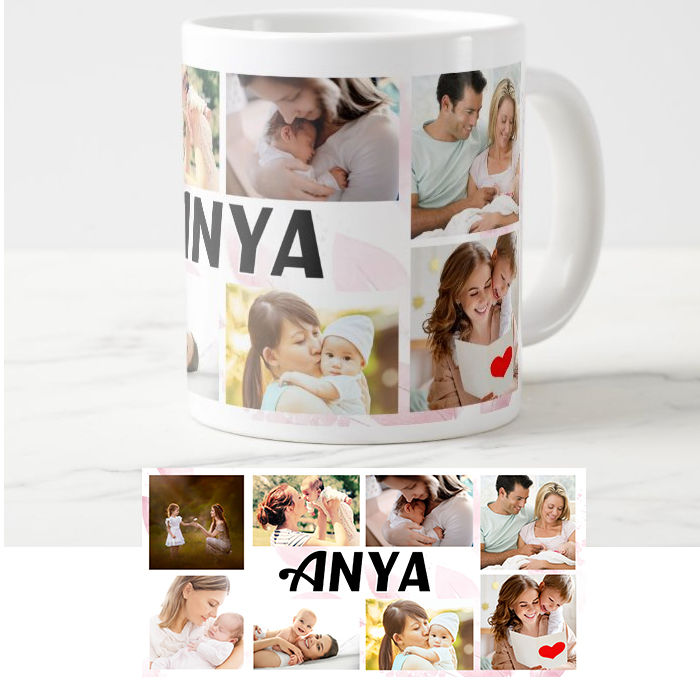 Fényképes Bögre - Fehér - 3dl - Anyáknapi