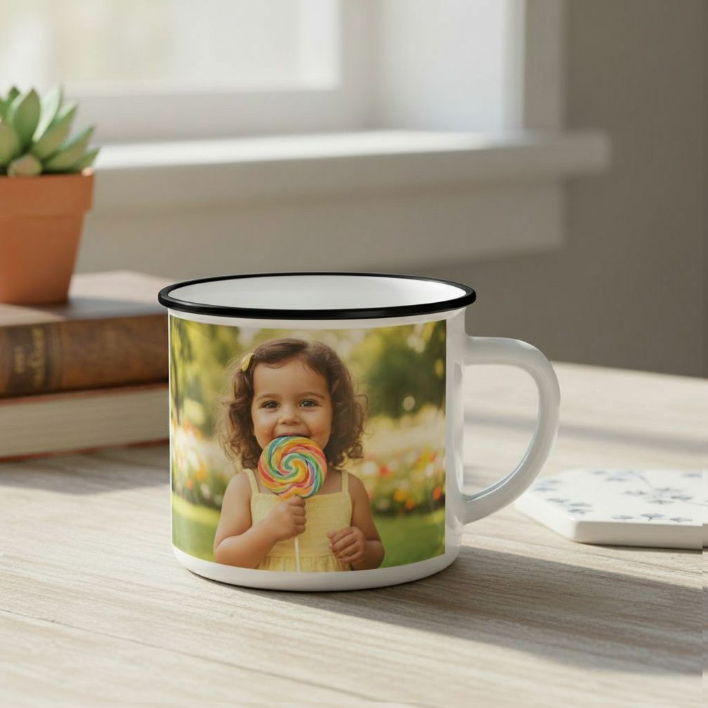 Fényképes Bögre - Zománcos kerámia - 3dl