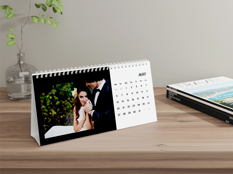 Fényképes naptár A5 méret - Asztali naptár 2026