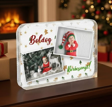 Fotókristály - Karácsony - Ünnepi hangulat