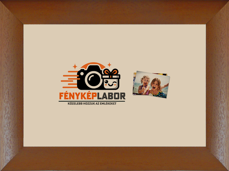 Képkeret 70x100 cm sötét barna