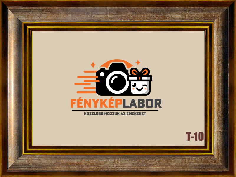 Képkeret 80x120 cm barna-arany