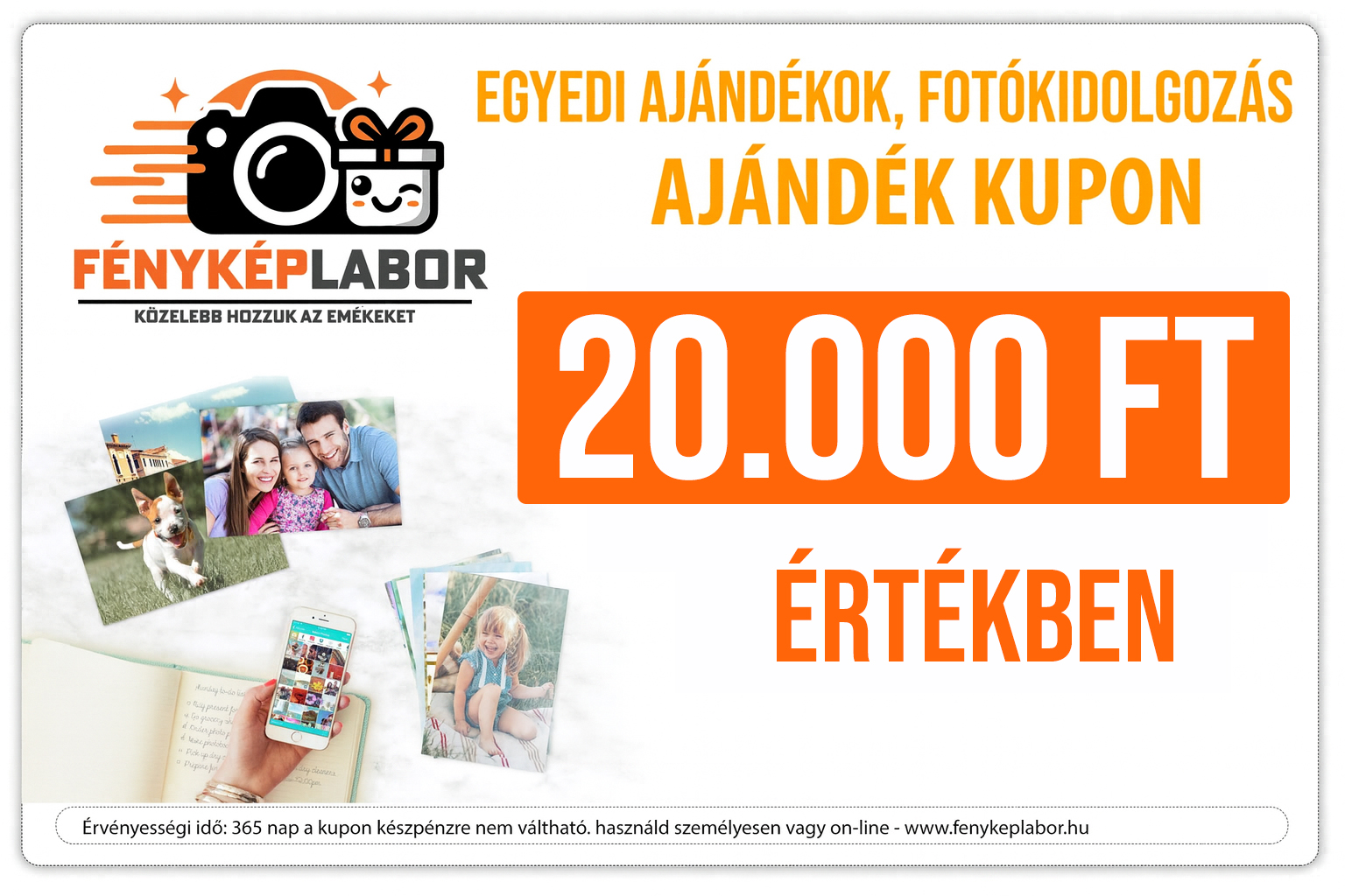 Kuponkód - 20000Ft értékben!