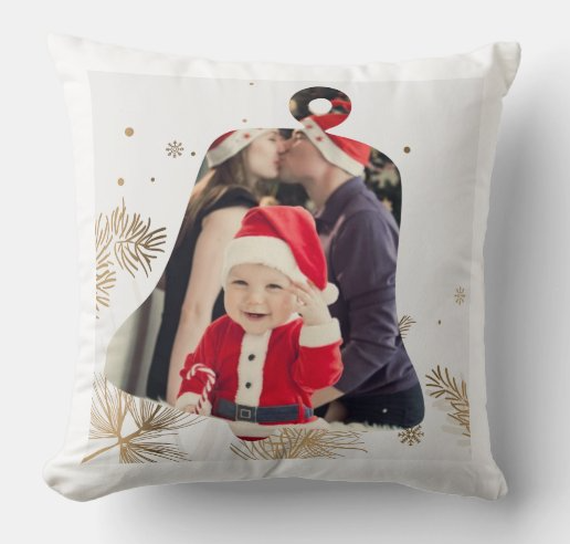 Egyedi fényképes párna - Karácsony - Csengő