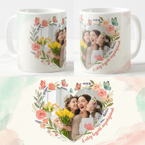 Egyedi fényképes Bögre - Anyáknapja - ANY11