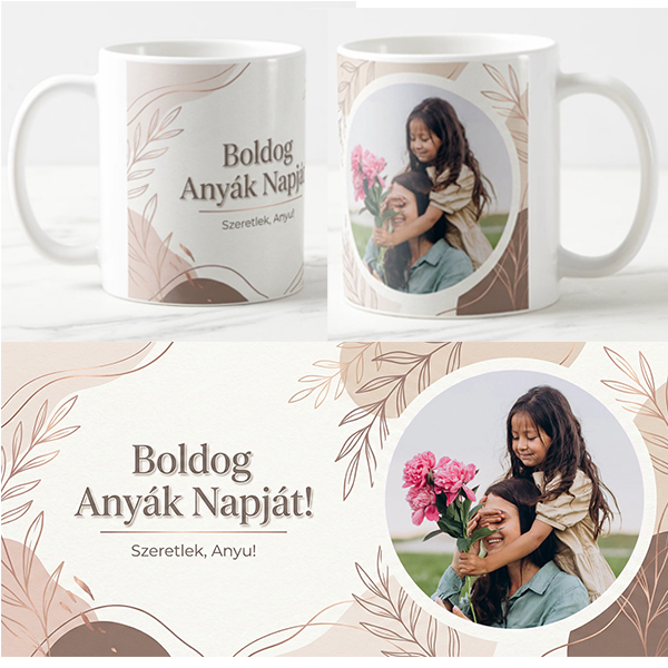 Egyedi fényképes Bögre - Anyáknapja - ANY2