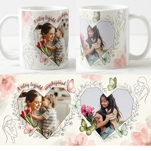 Egyedi fényképes Bögre - Anyáknapja - ANY9