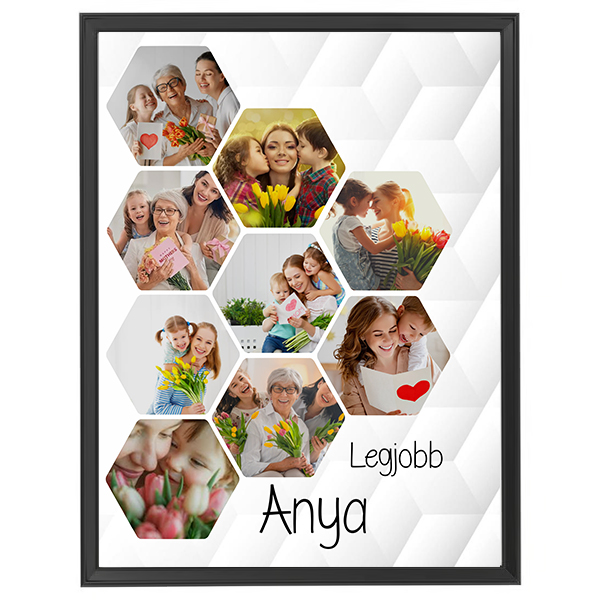Egyedi kollázs készítés - Anyák napja - Modern (30x40)