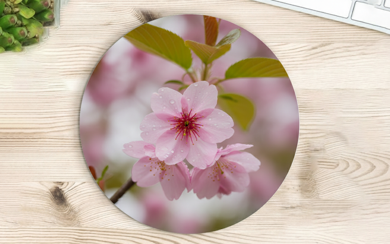 Fényképes egérpad kör