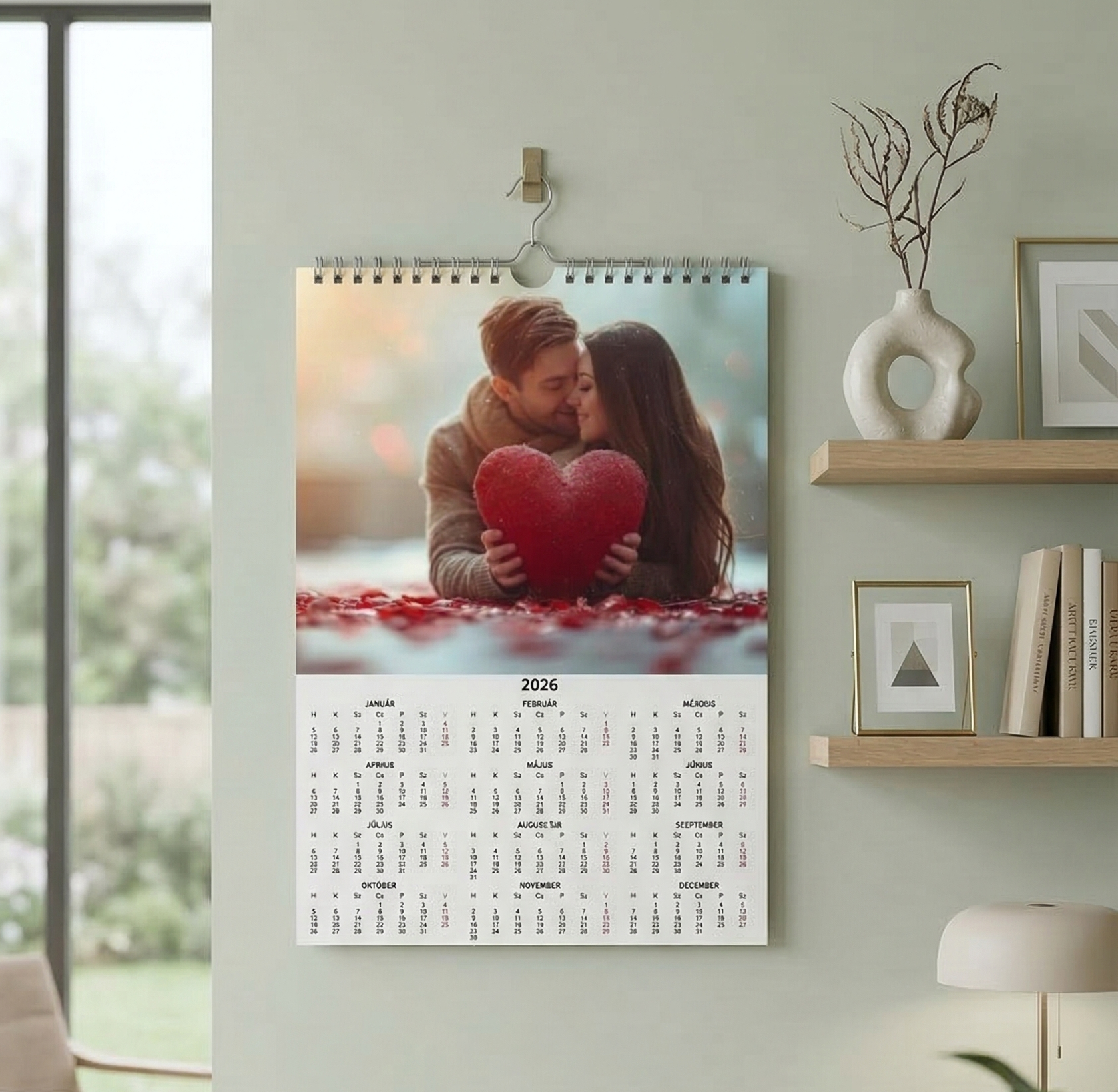 Fényképes naptár A4 méret 2026