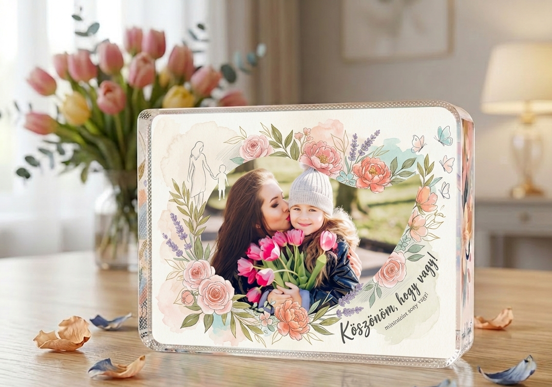 Fotókristály - Anyáknapja - A03