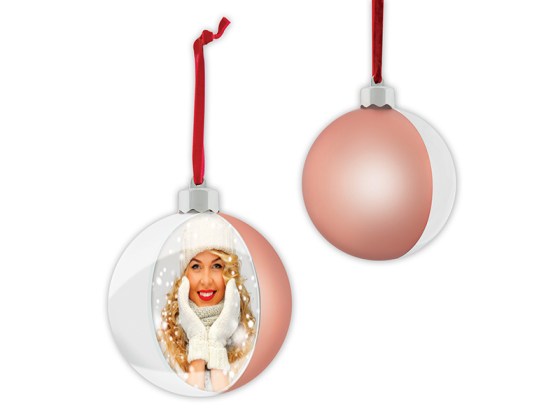 ZEP SF37E karácsonyi gömb rose 10*10