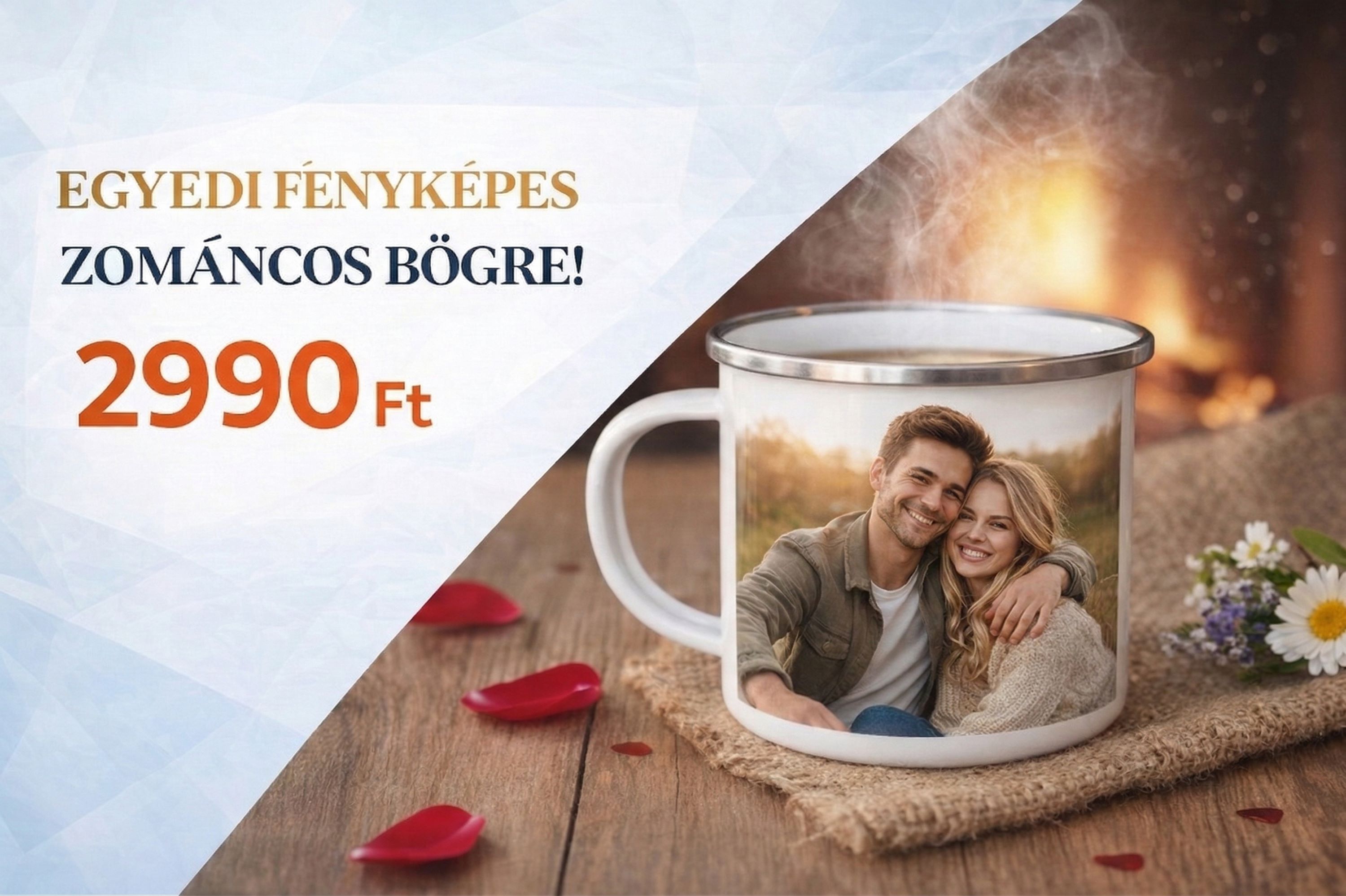 zománcos bögre akció